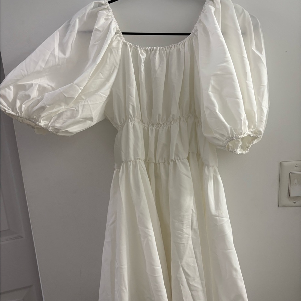Amazon White Long Sleeve Dress